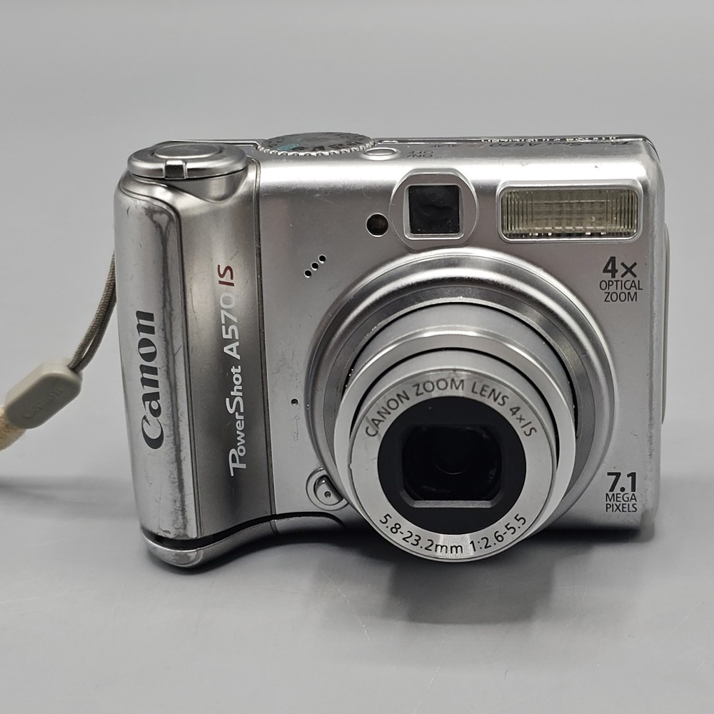 Canon PowerShot A550 7.1MP Digital Camera - Works for Parts/Repair **READ** - Picture 2 of 14